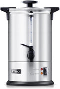 SYBO SR-CP Commercial Grade Stainless Steel Percolate Coffee Maker Hot Water Urn for Catering, 120-Cup 18 L, Metallic