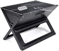 IRYZE Portable Charcoal Grill Portable X Shape BBQ Grill Outdoor Simple Foldable Charcoal Grill For Camping BBQ Grill for Outdoor, Black