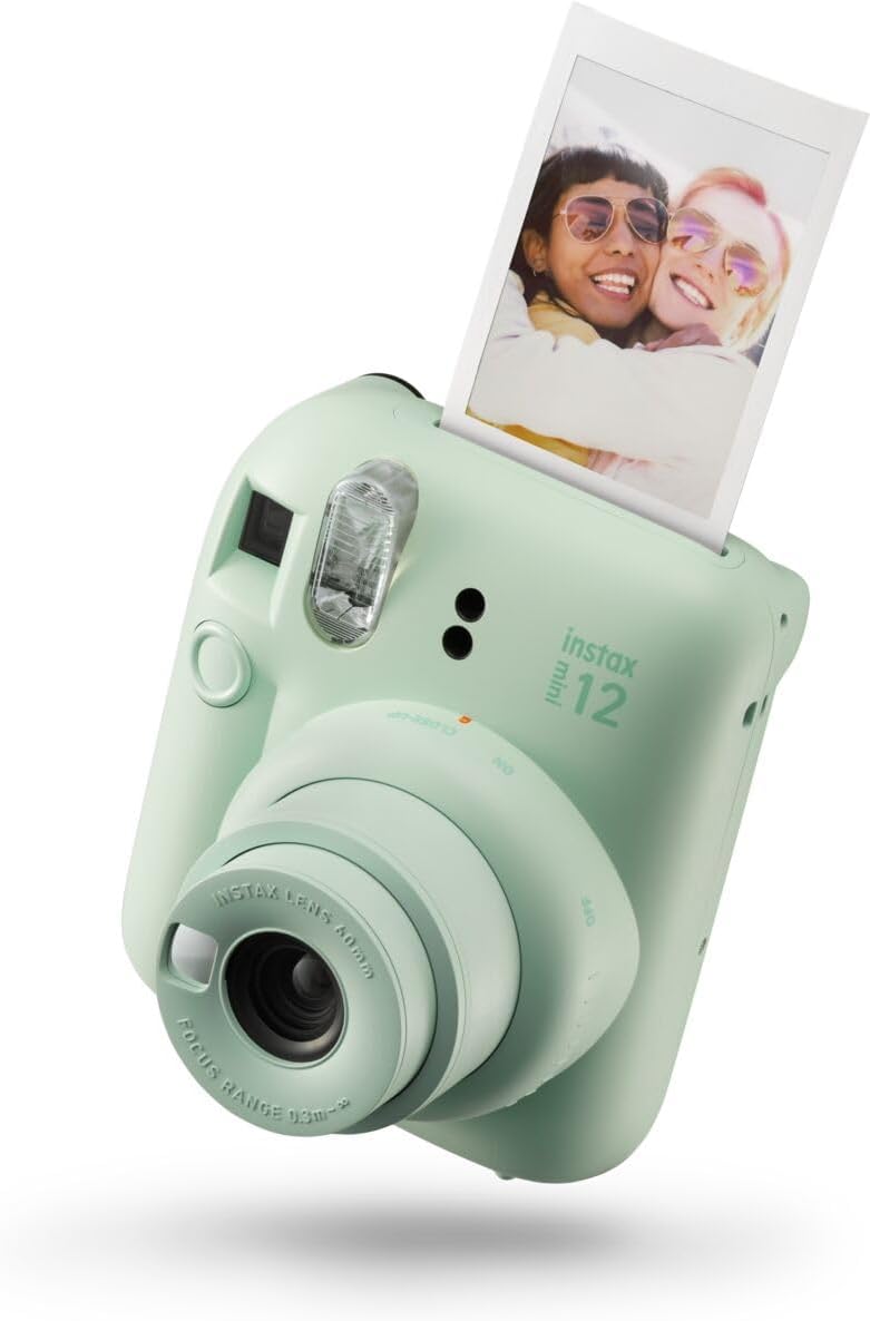 Fujifilm Instax Mini 12 Instant Film Camera Bundle with Accessories (Mint Green)