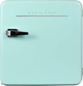 Magic Chef 17.5 in. 1.6 cu.ft. Retro Mini Refrigerator in Mint Green, Without Freezer
