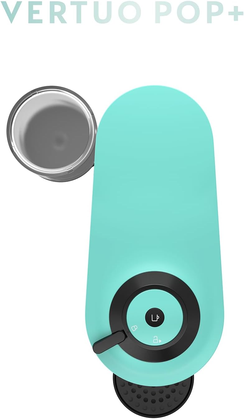 Nespresso Vertuo Pop+ Coffee and Espresso Maker by Breville, Aqua Mint