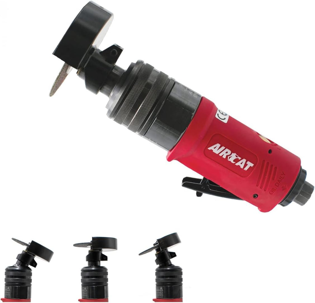 AIRCAT Pneumatic Tools 6530: .5 HP 3-Inch Flex Head Cut-Off Tool 18,000 RPM Free Speed
