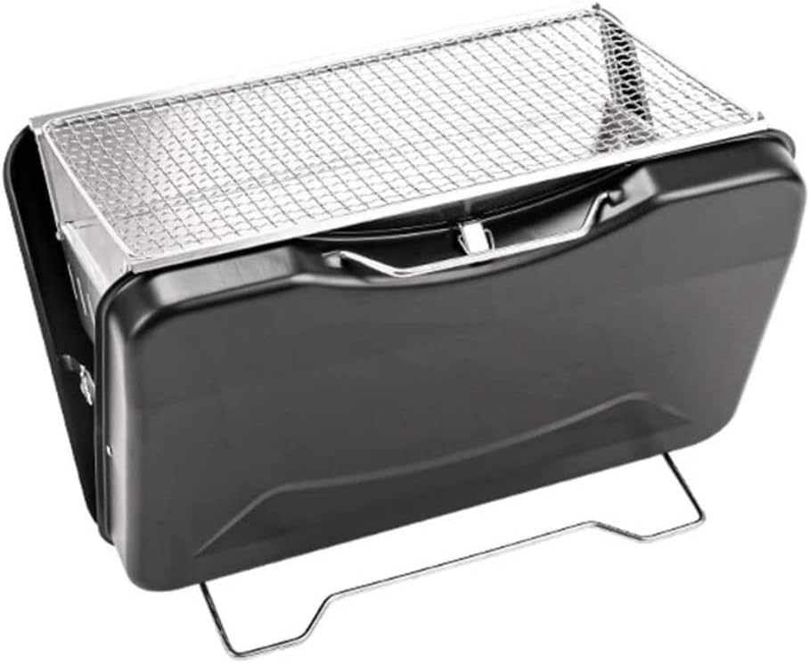 IRYZE Portable Charcoal Grill Portable Charcoal Grill Foldable BBQ Grill Outdoor Picnic Patio Backyard Travel Beach Wild Cooking BBQ Grill for Outdoor (Color : A)