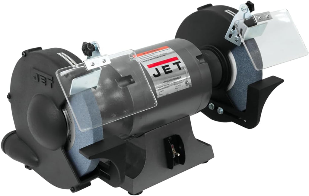 JET 10-Inch Bench Grinder, 1750 RPM, 1 HP, 120V 1Ph (Model JBG-10)