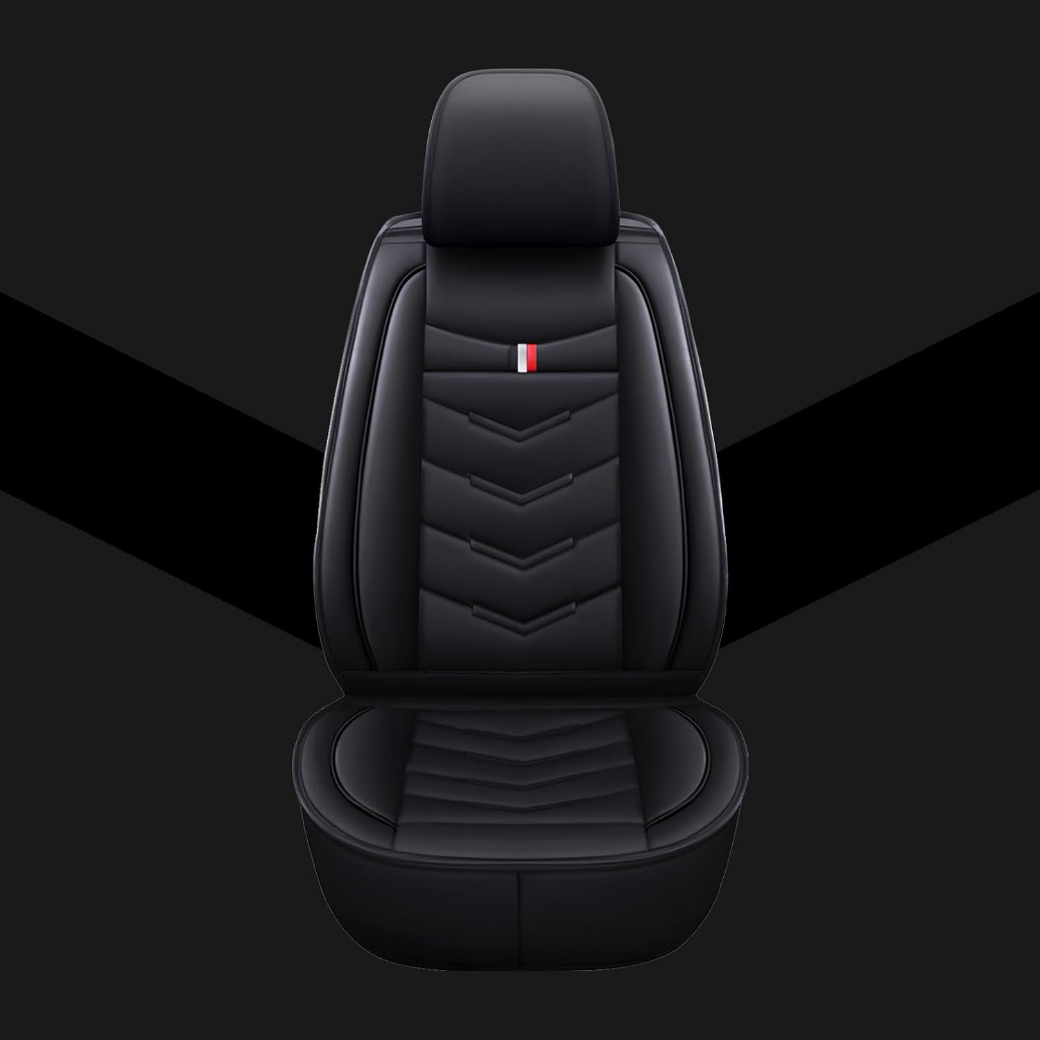 Car Seat Covers 7 Seats for Infiniti QX60 2013-2025, Waterproof Durable Leather Vehicle Cushion Covers, Breathable Full Coverage Seat Protector(Standard,Black)
