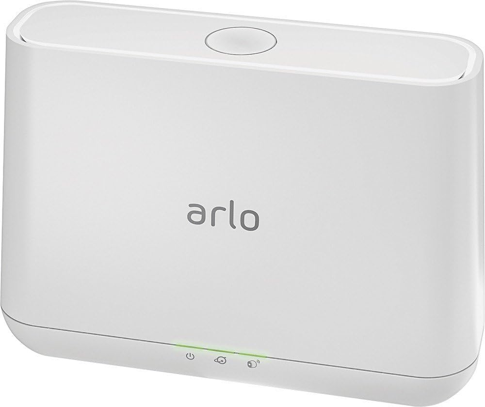 Arlo Pro VMS4430 Indoor/Outdoor HD Wire Free Security System with 4 Cameras (White)