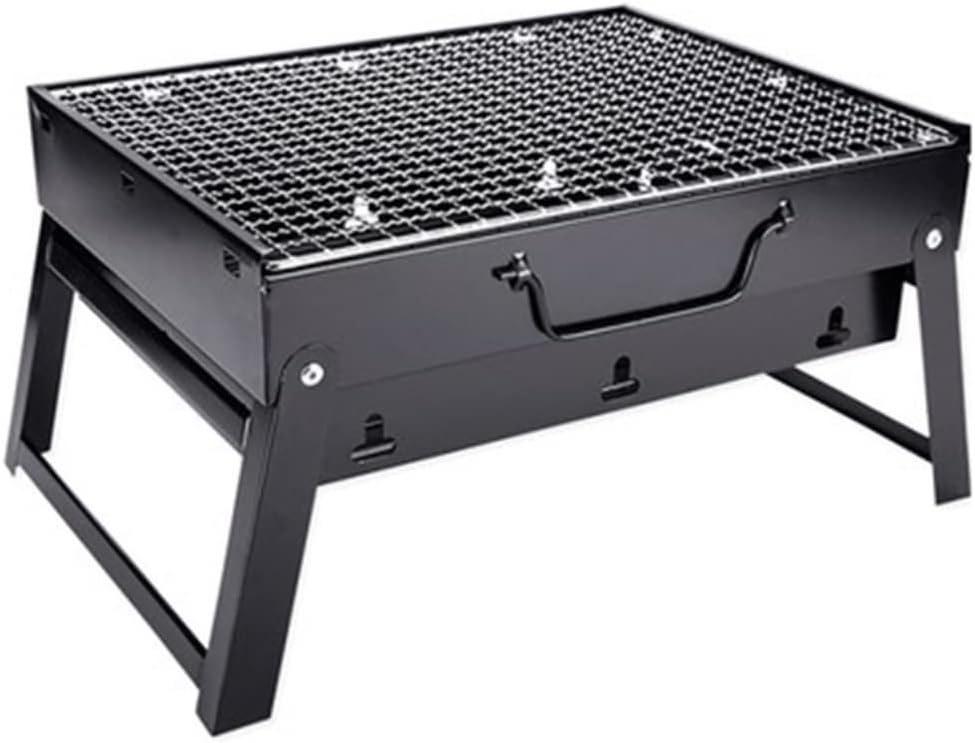 IRYZE Portable Charcoal Grill Charcoal Grill Easy to Install Barbecue Grilling Portable for Outdoor BBQ Picnic Patio Backyard BBQ Grill for Outdoor (Size : 43x29x23cm)