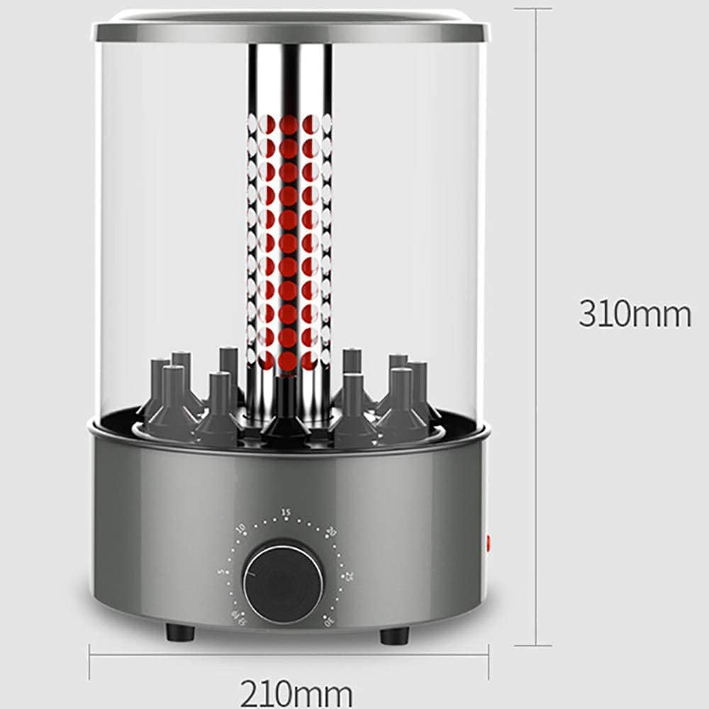 Electric Barbecue Skewer, Household Automatic Rotating Indoor Smokeless Electric Grill, 12 Skewers Automatic Rotating Grill, Timing Control