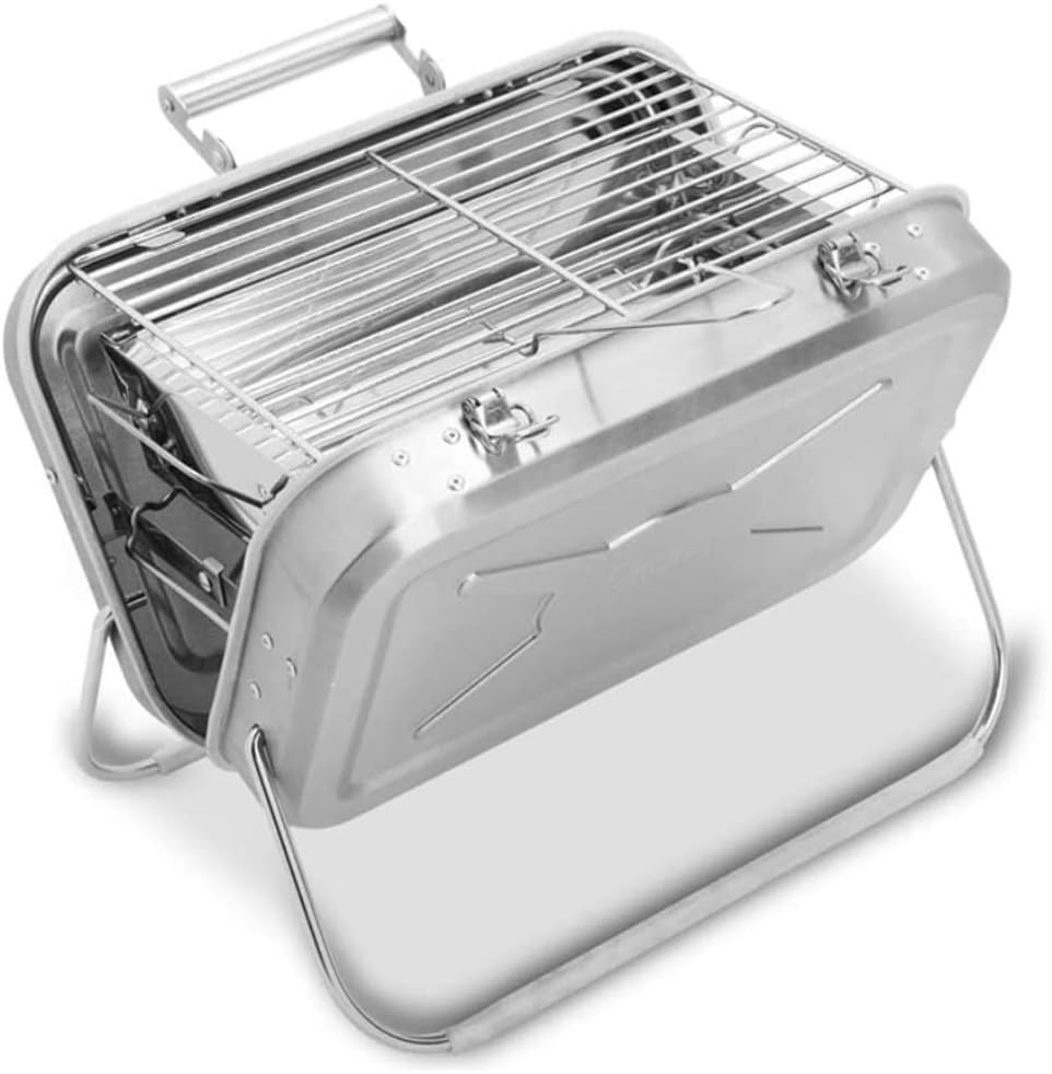 IRYZE Portable Charcoal Grill Portable Charcoal Grill BBQ Grill Folding Small Barbecue Grill for Outdoor Grilling Camping Picnics BBQ Stove BBQ Grill for Outdoor