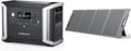 Dabbsson DBS2300 Portable Power Station with 210W Solar Panel, 2330Wh EV Semi-Solid State LiFePO4 Battery, 5 X 2200W AC Outlets (3000W with P-Boost), Solar Generator for Outdoor,Home Backup,Camping