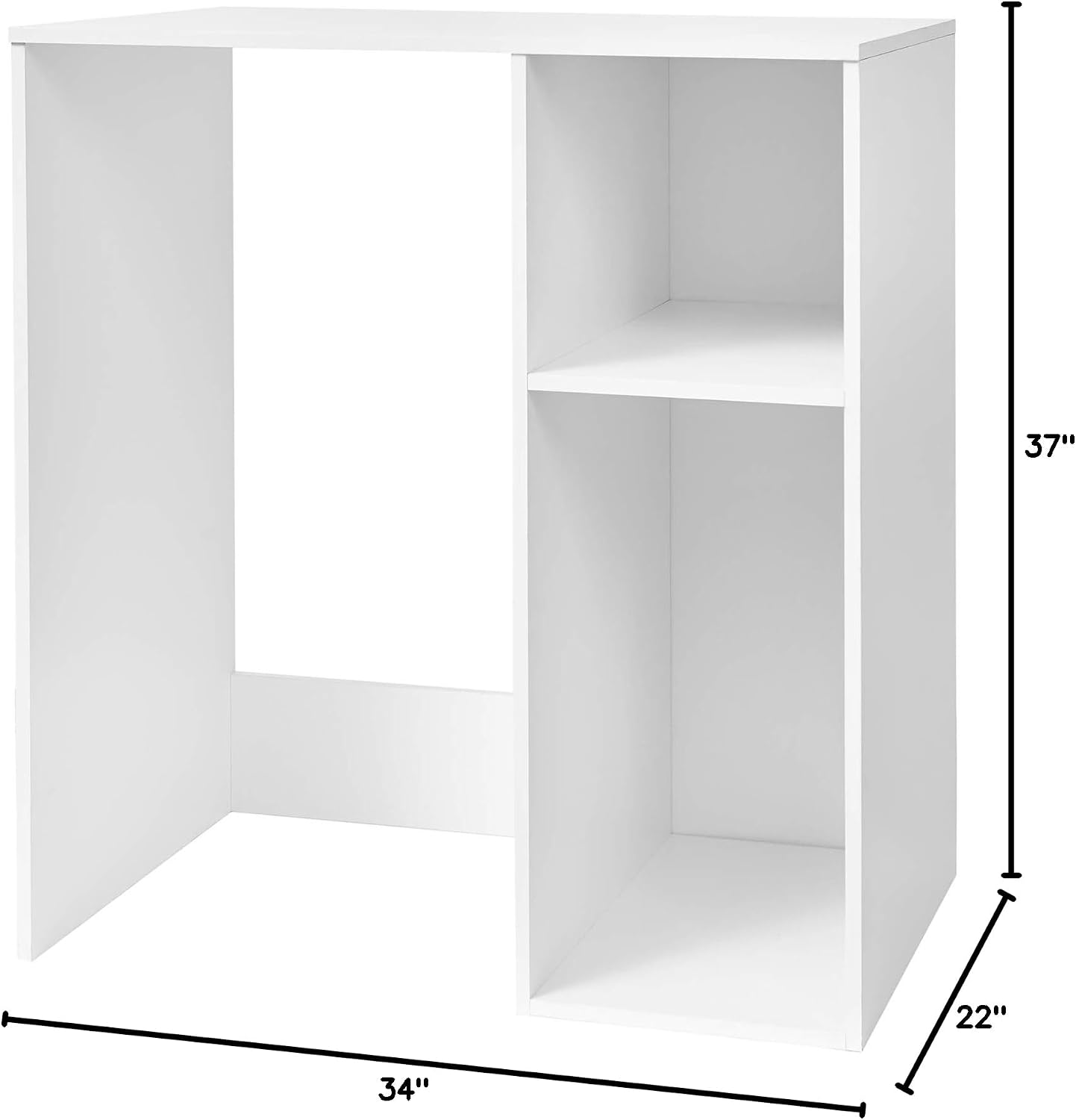 DormCo Yak About It Mini Fridge Dorm Station - White
