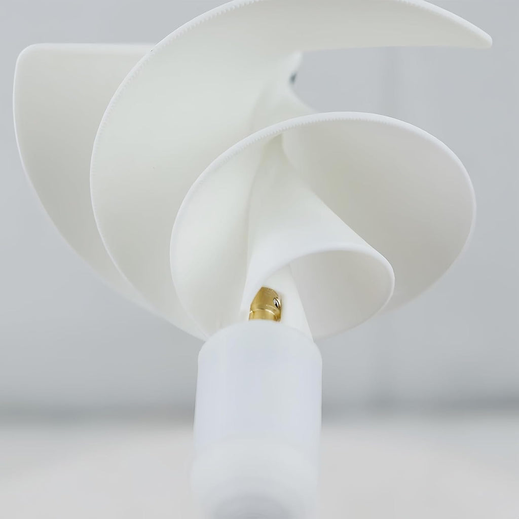 10W Micro Spiral Wind Turbine Generator, High-Efficiency DIY Breeze-Start Helical Generation Model Vertical Axis Wind Turbine Generator Model Permanent Magnet Power Model(5PCs)