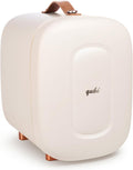 QUBI Mini Fridge, Professional Skincare Fridge, Mini Cosmetics Makeup Fridge, Compact Fridge 5 Liter (Cream White)