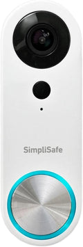 SimpliSafe Wired Doorbell,1080p - Compatible with SimpliSafe Home Security System - Latest Gen