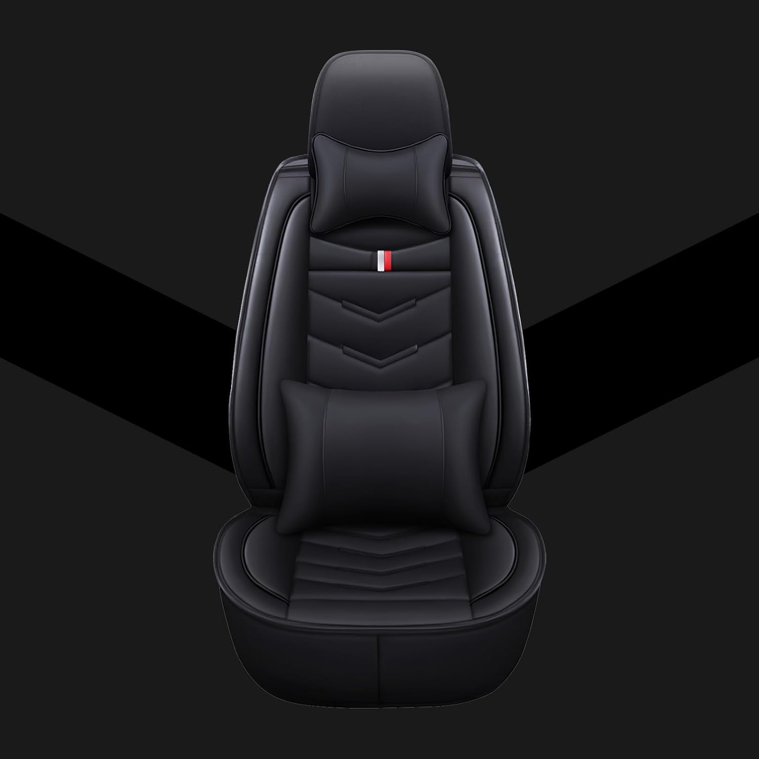 Car Seat Covers 7 Seats for Infiniti QX60 2013-2025, Waterproof Durable Leather Vehicle Cushion Covers, Breathable Full Coverage Seat Protector(Luxury,Black)