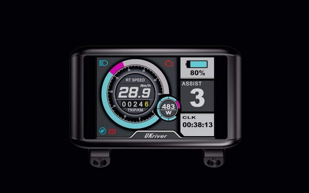 Programmable!color Display , Fat Electric Bike Kit 60V/72V 2000W Electric Fat tire Snow Bike Rear Wheel Hub Motor Kit with Sabvoton 45A sine wave controller , TFT UCK1 Color Display ,7-speed flywheel and torque arm