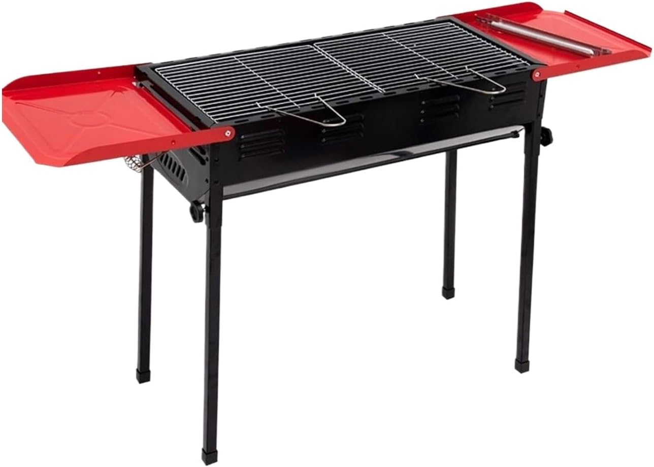 Portable Charcoal Grill Stainless Steel Charcoal Barbecue Grill Folding Portable Grill for Outdoor Picnic Backyard BBQ Grill for Outdoor