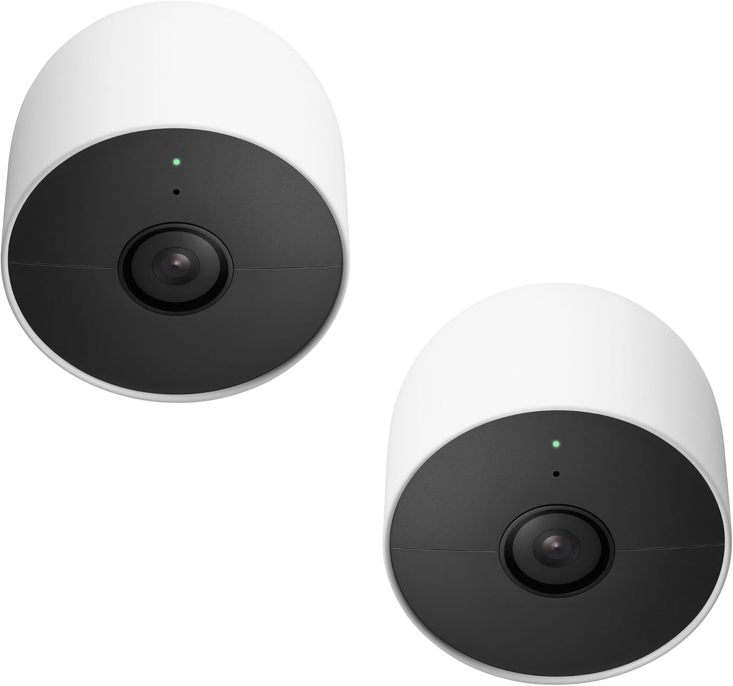 Google Nest Cam Outdoor or Indoor, Battery Wireless Camera - 2nd Gen (Two Cameras - Wire Free)