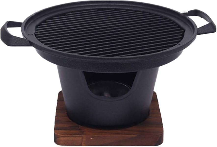 Creative One Person Cooking Oven Home Wooden e Alcohol Stove Gift Mini Barbecue Oven Grill Korean BBQ
