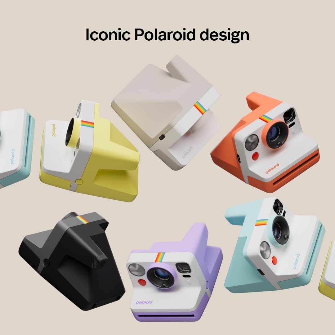 Polaroid Now 3rd Generation I-Type Instant Film Camera - Arctic Blue - Camera Only No Film (9157)