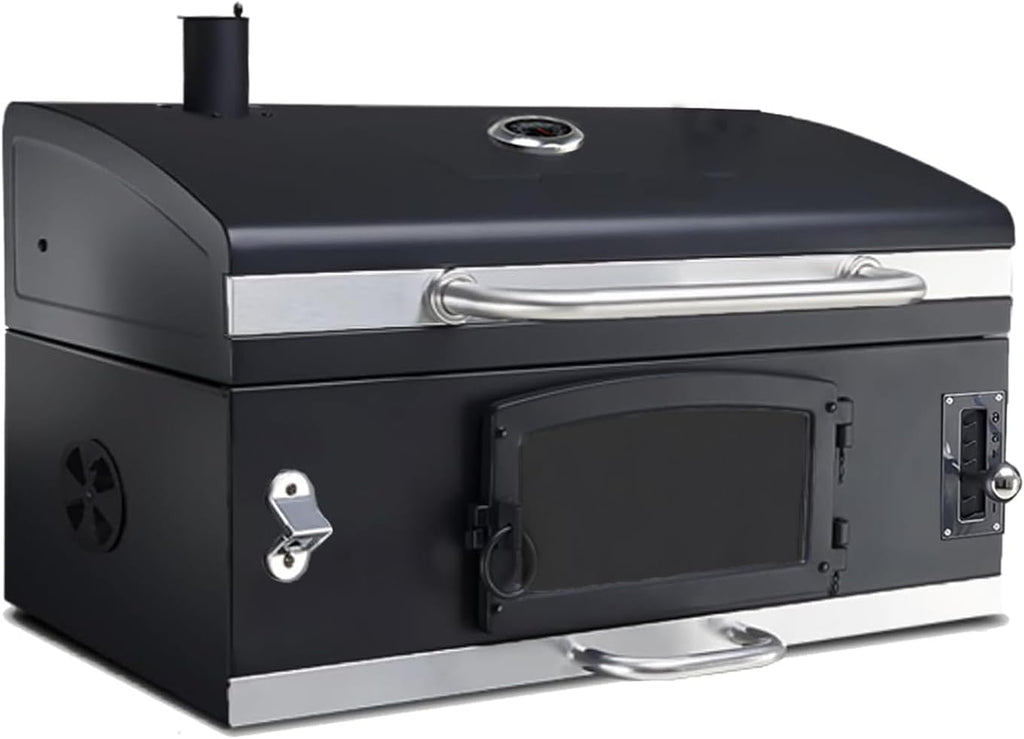 Built In Charcoal Grill Large Charcoal BBQ Grills with 480 Square Inches Oversize Cooking Area, Outdoor Cooking Grill with Charcoal Trays for Backyard, Patio and Parties