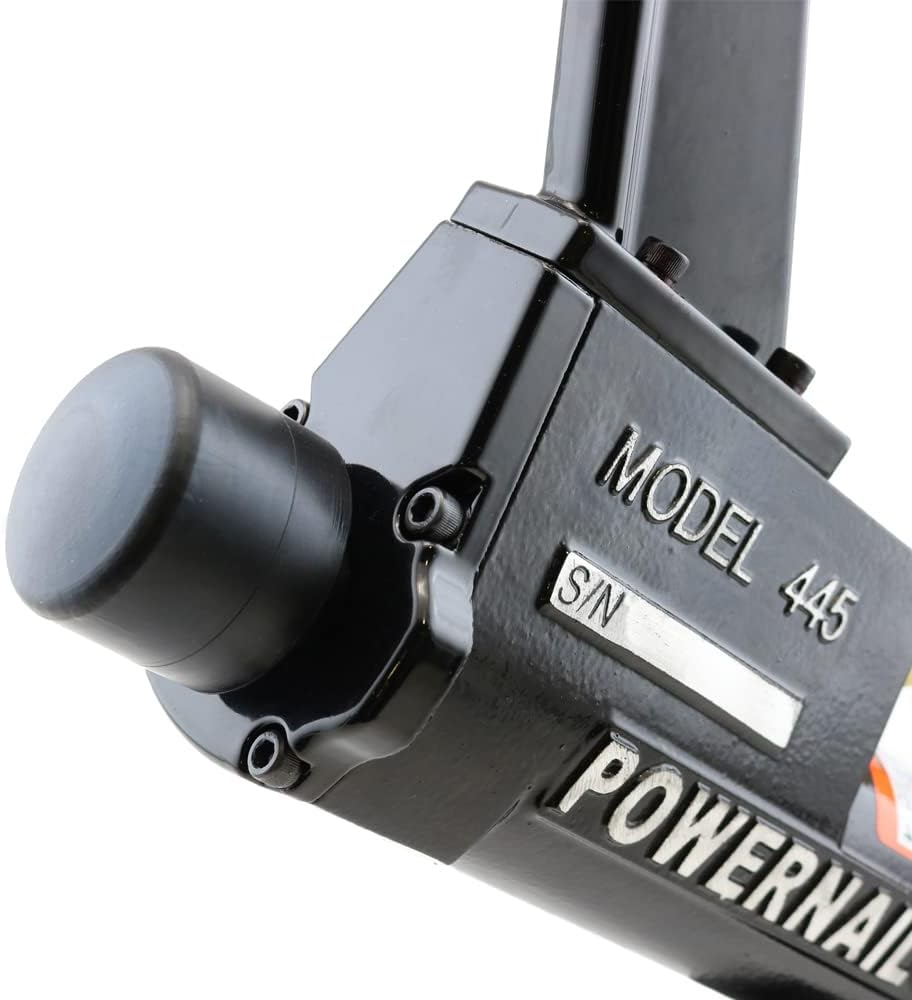 Powernail 445PRXLSW Pneumatic 16 Gauge L-Cleat Flooring Nailer with FLEX Power Roller adjustable base