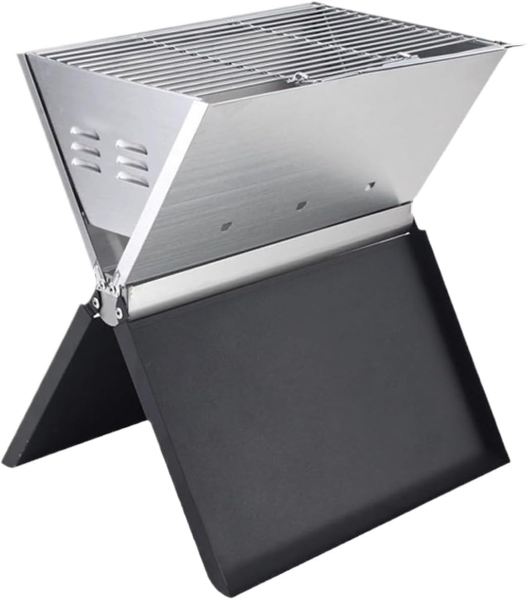 Portable Charcoal Grill Outdoor Portable Barbecue Grill Stainless Steel Folding Charcoal Grills for Campaing BBQ Grill for Outdoor