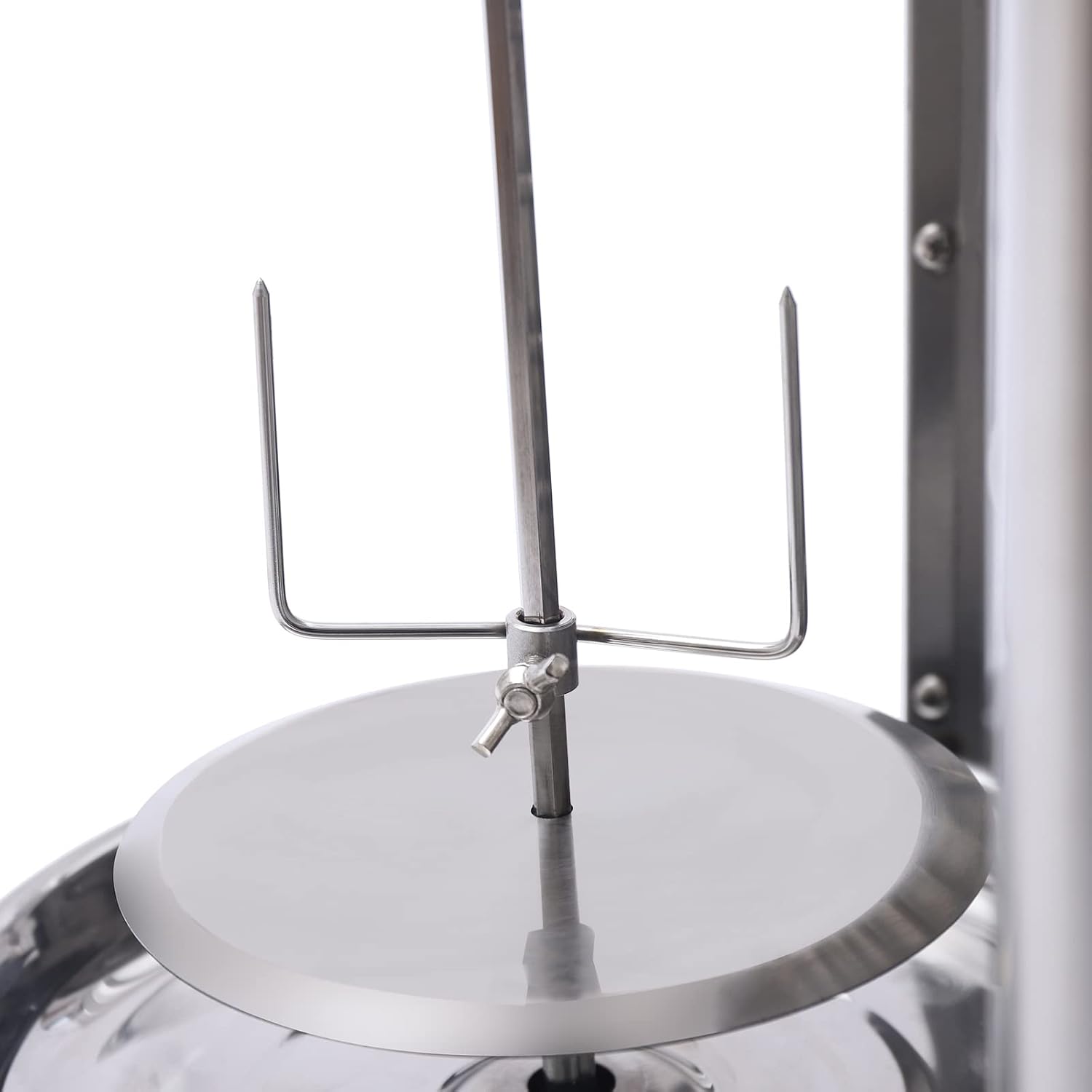 Electric Doner Kebab Machine Commercial Shawarma Grill Machine, 3000W Gyro Grill Vertical Shawarma Rotisserie, Automatic Rotating Broiler 122-572℉ Temp Control for Restaurant, Family Party