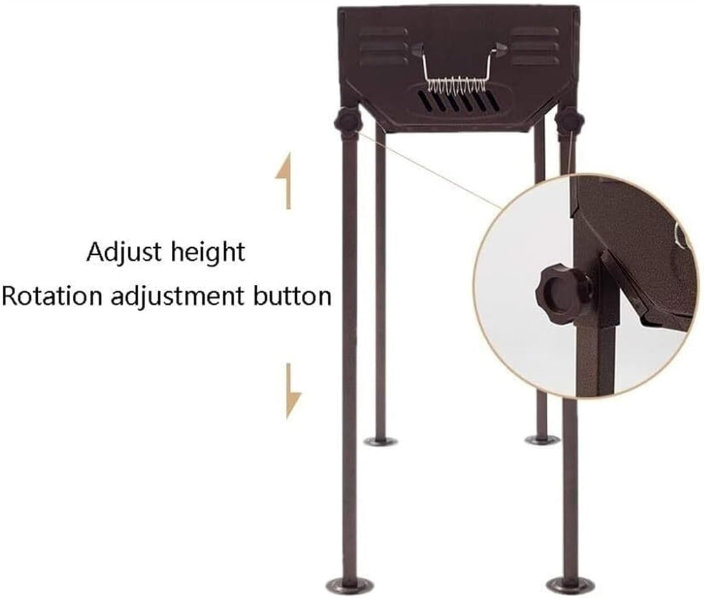Portable Charcoal Grill Outdoor Charcoal Grill Stainless Steel Portable Folding Camping Grill for Picnic Stove BBQ Grill for Outdoor