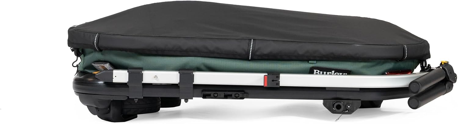 Burley Hopper | Compact Cargo Bike Trailer & Stroller Wagon with Spacious Storage, Rigid Floor, Durable Interior & Parking Brake