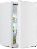 4.3 Cu.Ft Mini Fridge with Freezer – Compact Single Door Refrigerator w/Adjustable Thermostat | Energy-Efficient & Low Noise, Ideal for Bedroom, Office & Dorm