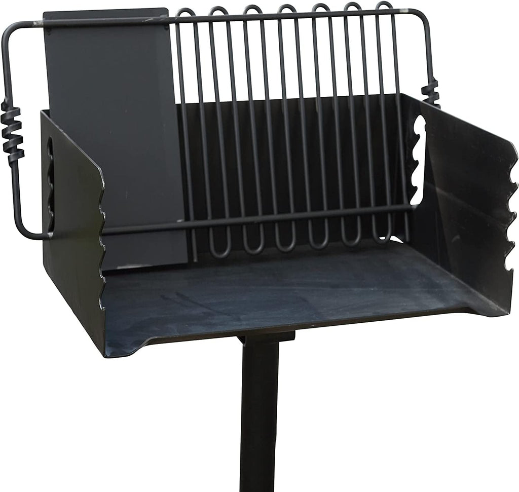 Pilot Rock 2 Pack Charcoal Grill, Jumbo Park Style Steel Outdoor BBQ, CBP-247
