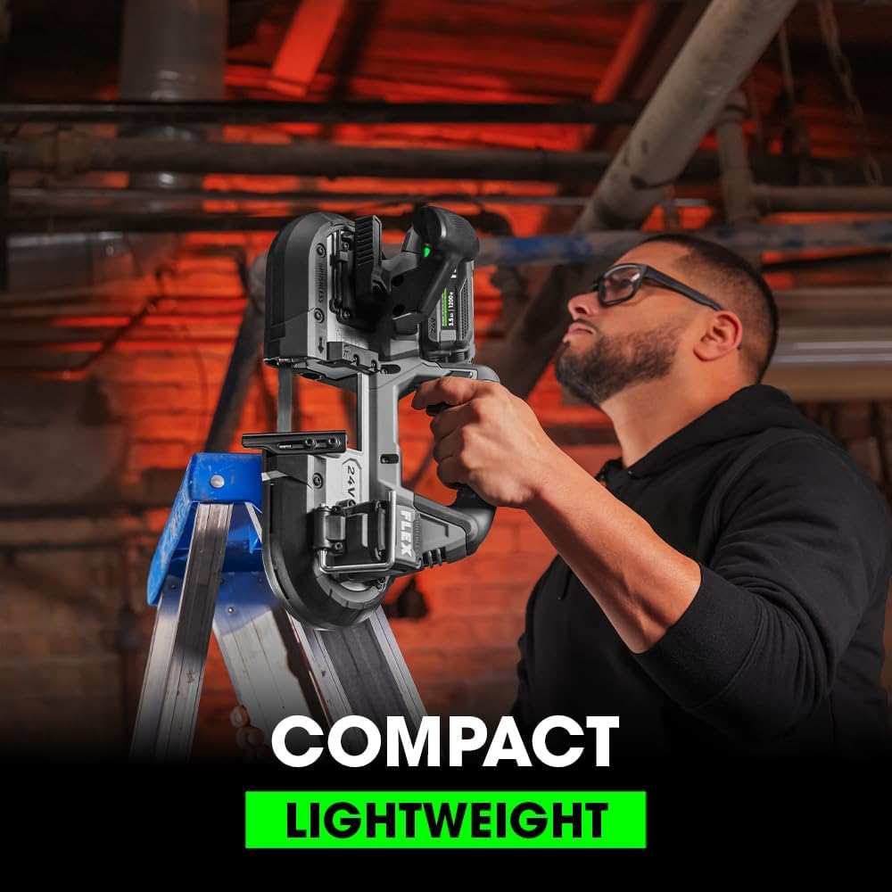 FLEX 24V Brushless Cordless 2-1/2-Inch Compact Band Saw Tool Only, Battery and Charger Not Included - FX2331-Z