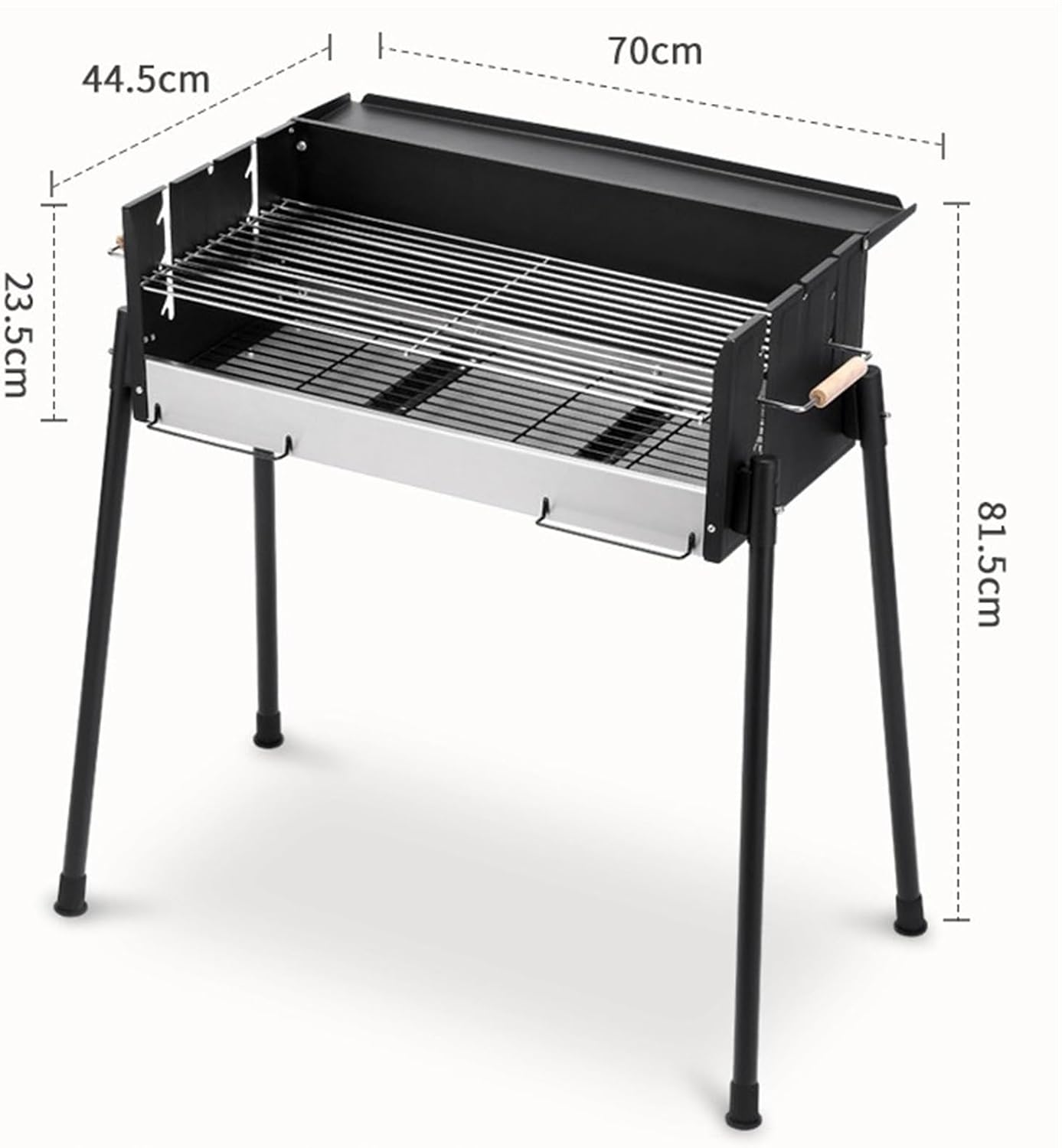 Portable Charcoal Grill Portable Charcoal Grill Outdoor Barbecue Grill Foldable Grill for Patio Garden Camping BBQ Grill for Outdoor
