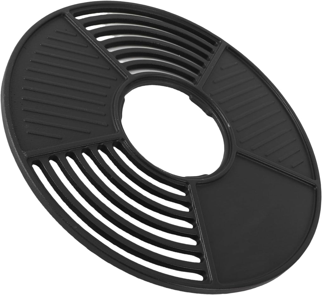 42cm / 16.54in Griddle, Round BBQ Grill Plate, Cast Iron Cooking Grill Grate Griddle Plate for Indoor Outdoor