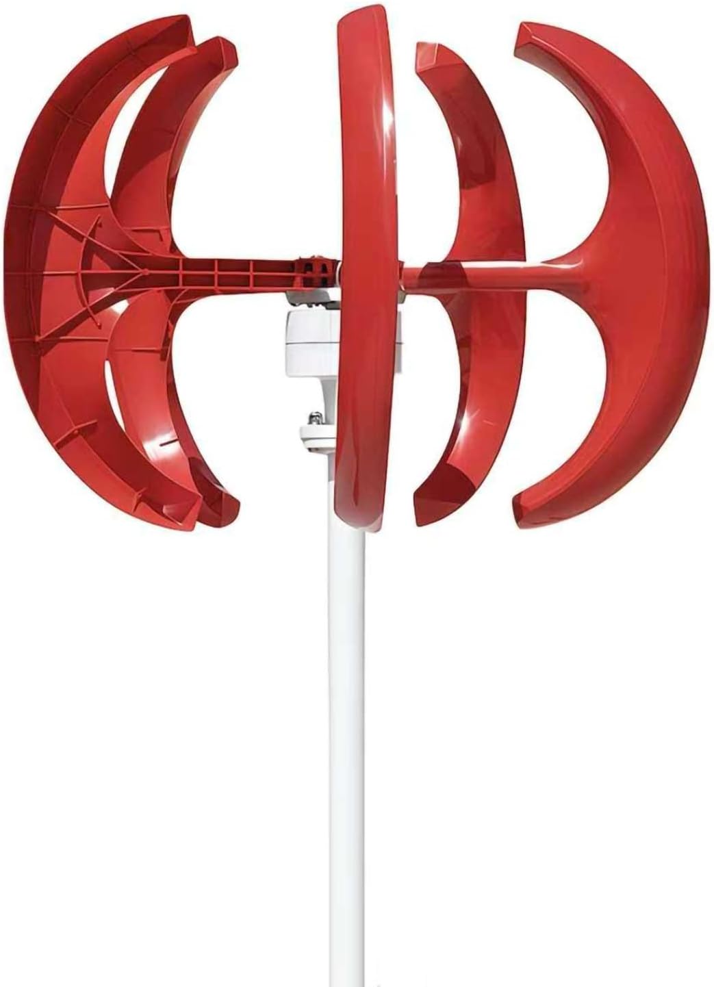 100W/200W/300W Vertical Wind Turbine Generator Kit, 12V Wind Power Generator With 5 Nylon Fiber Blades & Permanent Magnet Alternator For Home Use(300w)