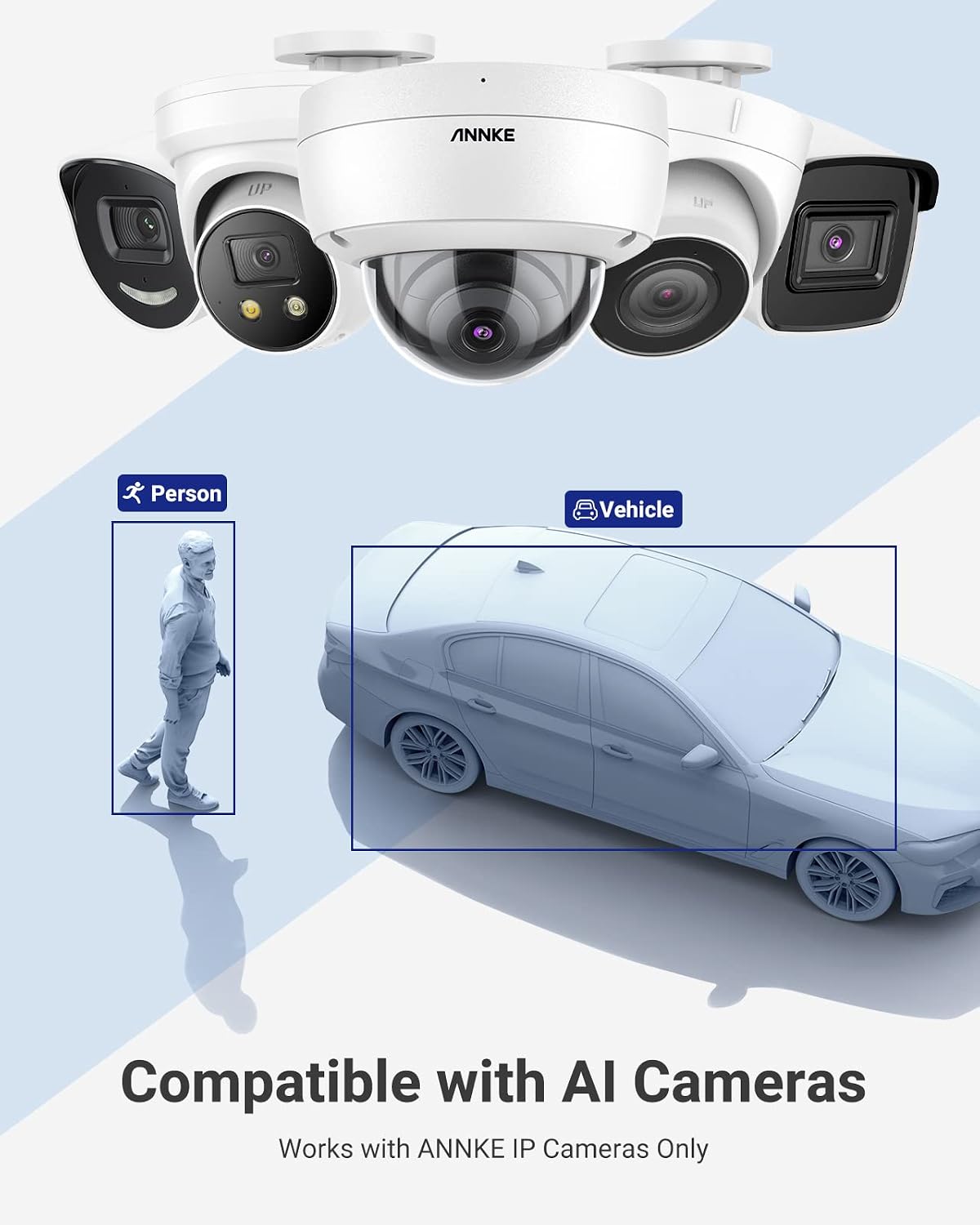 ANNKE 12MP 16CH NVR (4MP/5MP/8MP/12MP) POE Network Video Recorder for Home Security Camera System - Supports up to 16 x 12MP/4K IP Cameras, 24/7 Surveillance Recording, 4CH AI Features, No Hard Drive