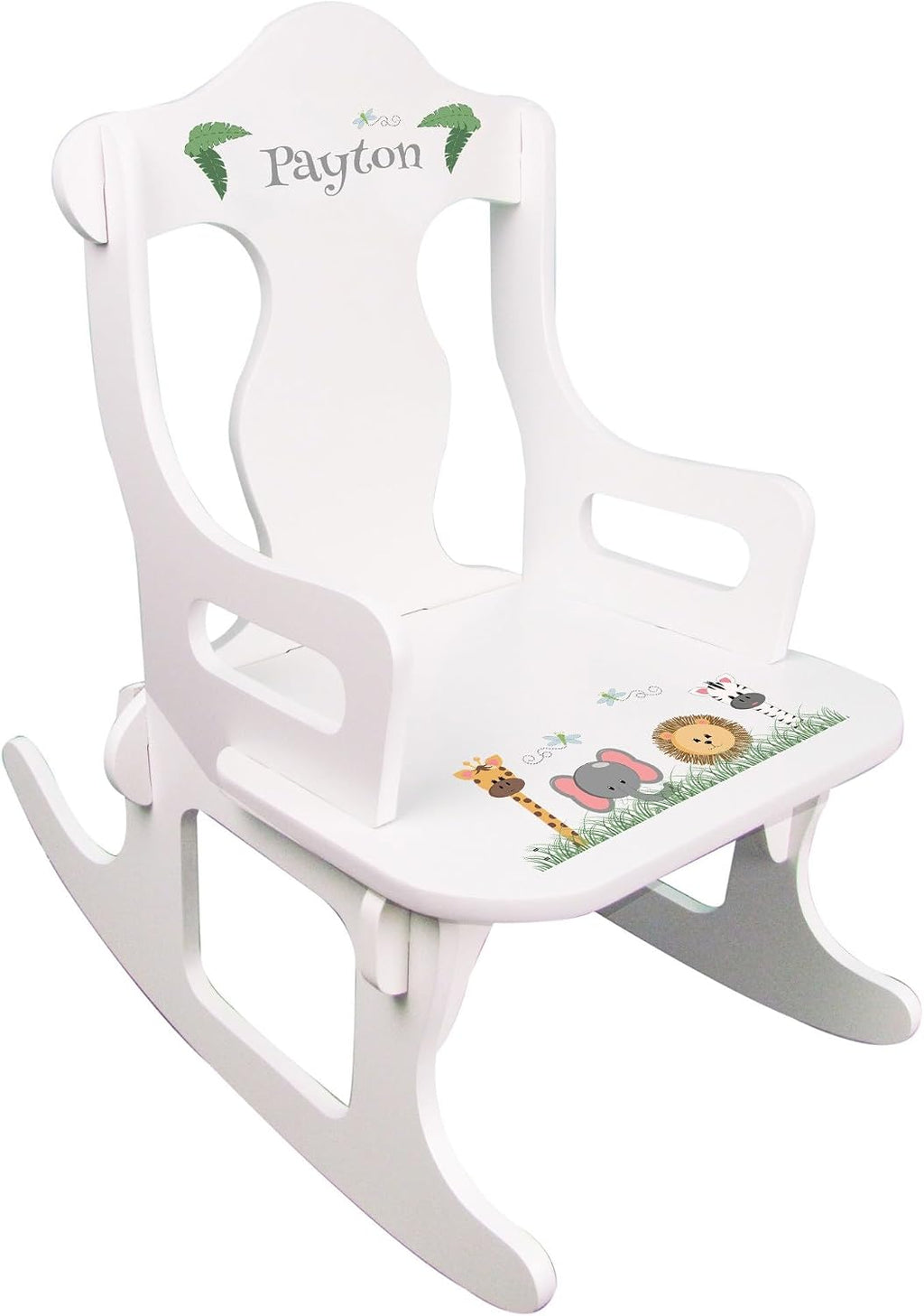 My Bambino Personalized Boys Puzzle Rocker (Safari) | Personalized Kids Gift