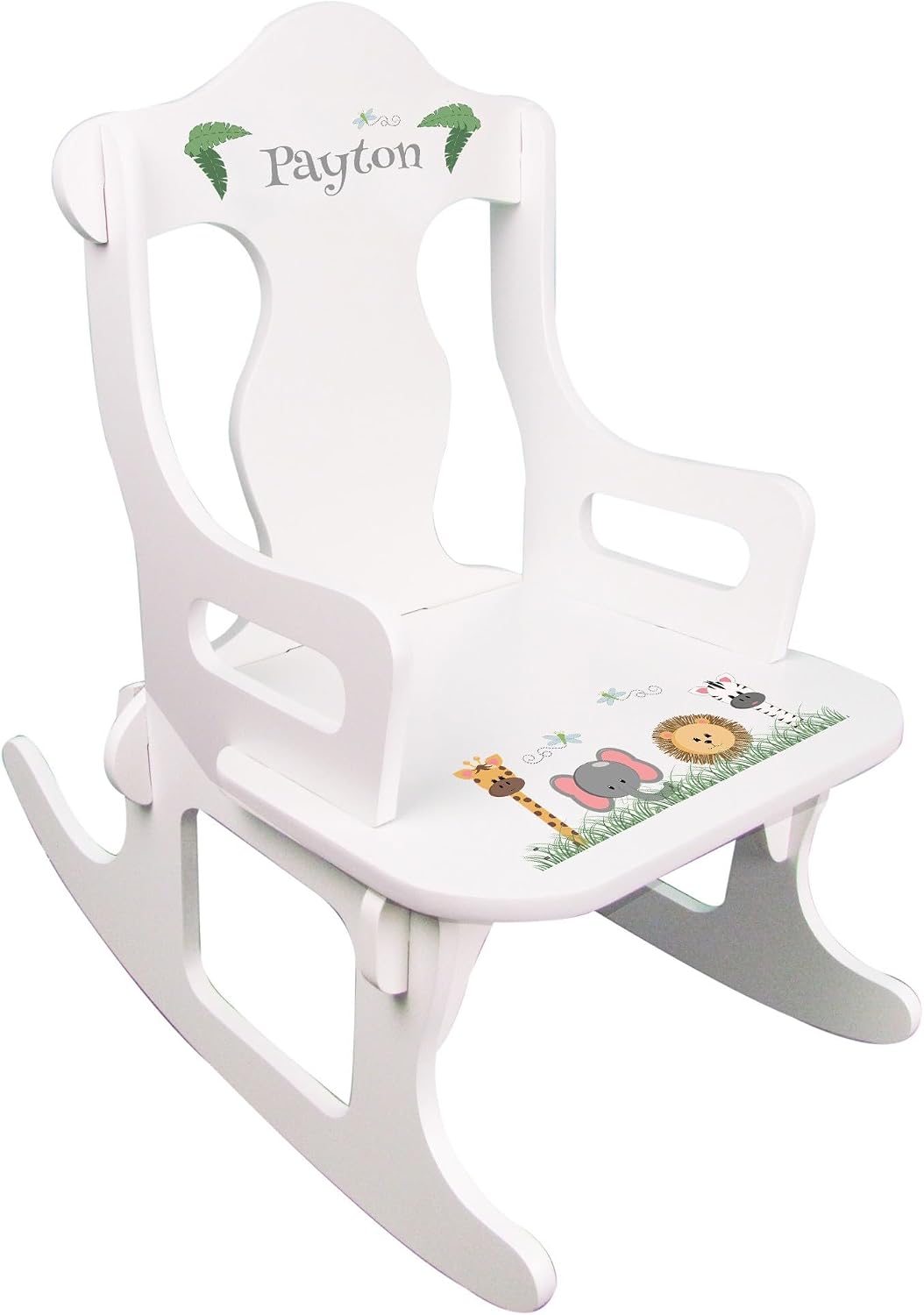 My Bambino Personalized Boys Puzzle Rocker (Safari) | Personalized Kids Gift