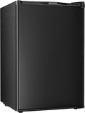 Antarctic Star 4.4 Cu.Ft Compact Refrigerator,Mini Fridge Single Door with Adjustable Thermostat,Removable Glass Shelves for Apartment/Dorm/Office,BLACK