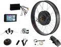 Programmable!color Display , Fat Electric Bike Kit 60V/72V 2000W Electric Fat tire Snow Bike Rear Wheel Hub Motor Kit with Sabvoton 45A sine wave controller , TFT UCK1 Color Display ,7-speed flywheel and torque arm