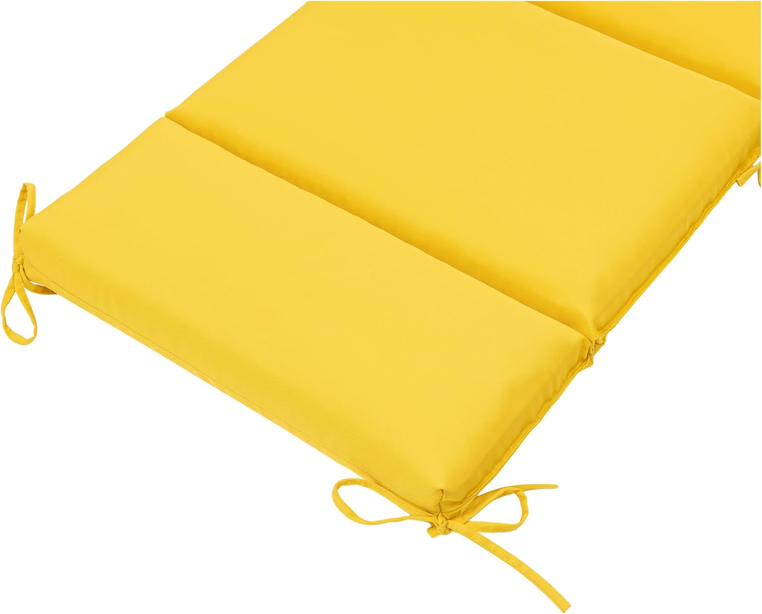 QILLOWAY High Back Outdoor Dining Chair Cushions Set of 4, Weather Resistant Foam Patio Chair Cushions,Yellow