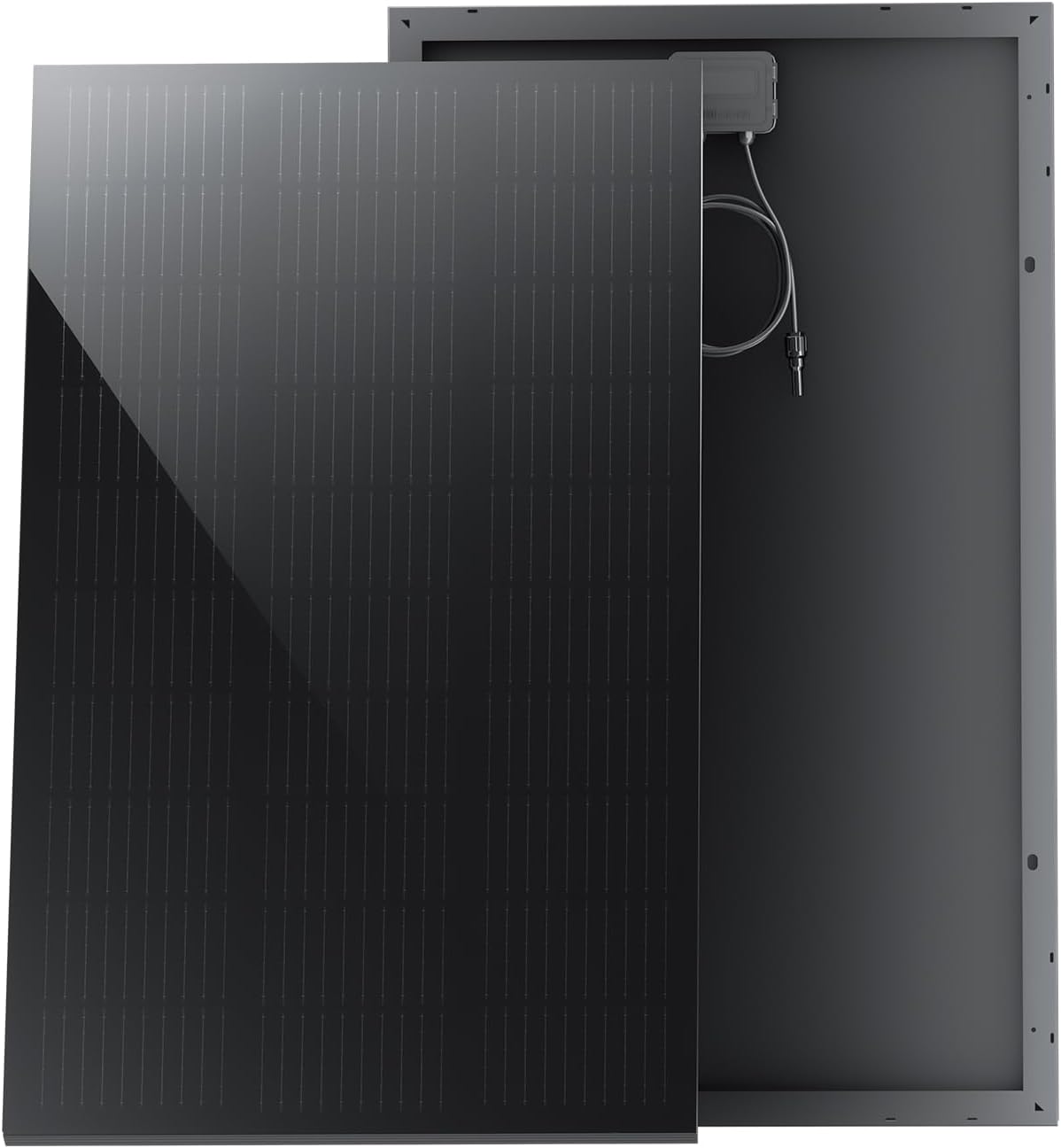 STAR 200 Watt Solar Panel, 2PCS 100W 12/24V Solar Panels with Frame-Less Design & Maintenance-Free, 25% High-Efficiency Monocrystalline, Reliable Power for RV, Marine, Roof, Home, and Off-Grid