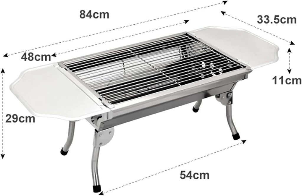 IRYZE Portable Charcoal Grill Portable Barbecue Grill Folding BBQ Charcoal Grill for Outdoor Camping Hiking Cooking Picnic BBQ Grill for Outdoor