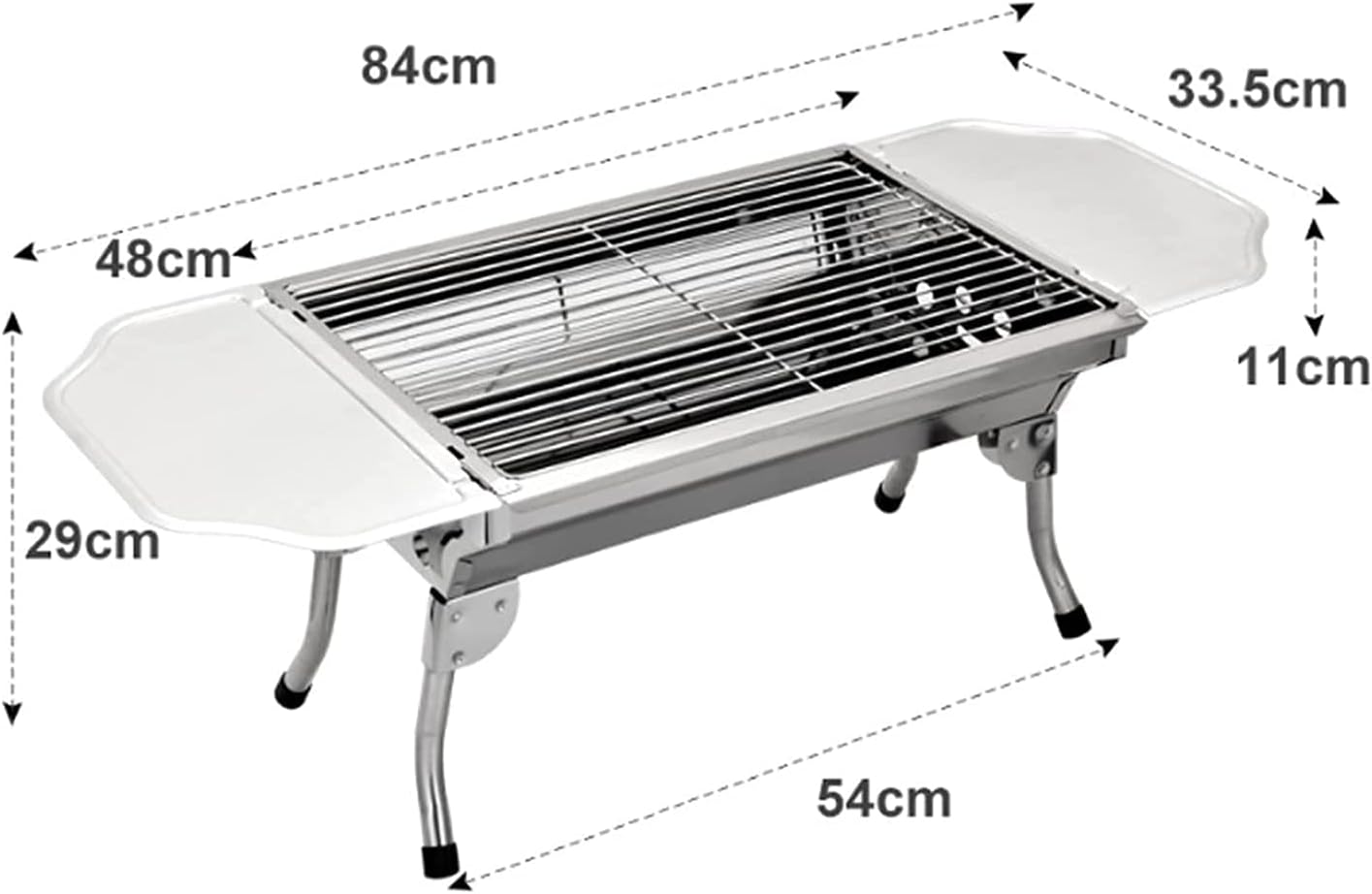 IRYZE Portable Charcoal Grill Portable Barbecue Grill Folding BBQ Charcoal Grill for Outdoor Camping Hiking Cooking Picnic BBQ Grill for Outdoor