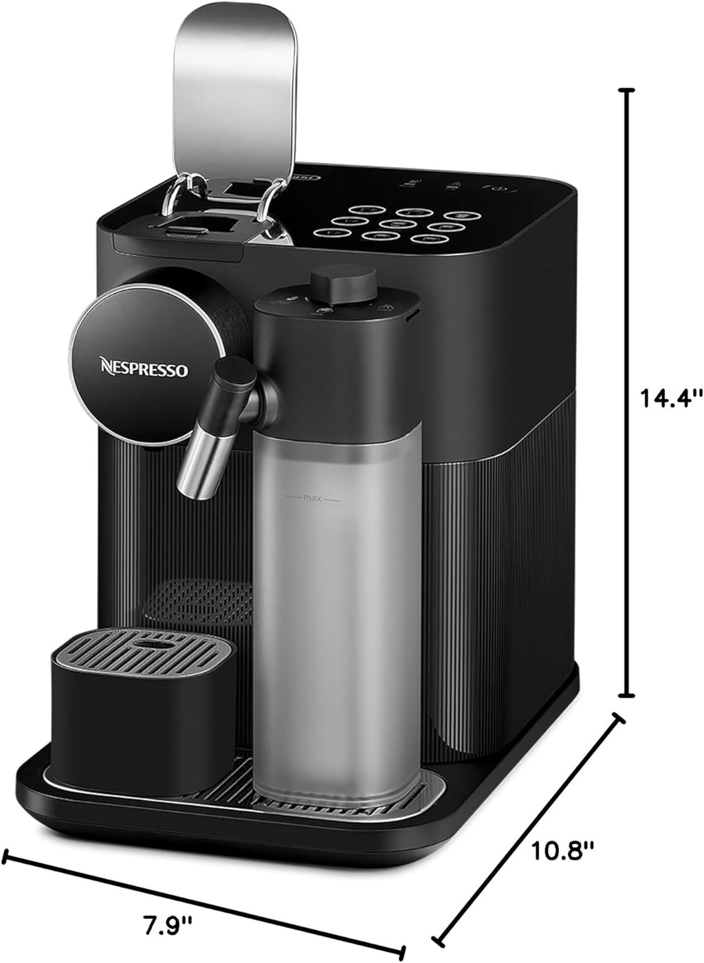 Nespresso Gran Lattissima by De'Longhi, Black