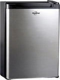 Koolatron 12V / 110V Refrigerator - Mini Fridge for Trucks Cool Storage for Kitchen Bedroom Office Travel Camping Dorms Compact Free Standing Neveras Pequeñpara Apartment 1.76 cu.ft - Black