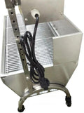 89 * 45 * 25cm,Fully Automatic Rotating Lamb/Meat Roasting Grill with Motor, Featuring A 30W Motor and Adjustable-Height Locking Casters, Suitable for Outdoor Camping Parties