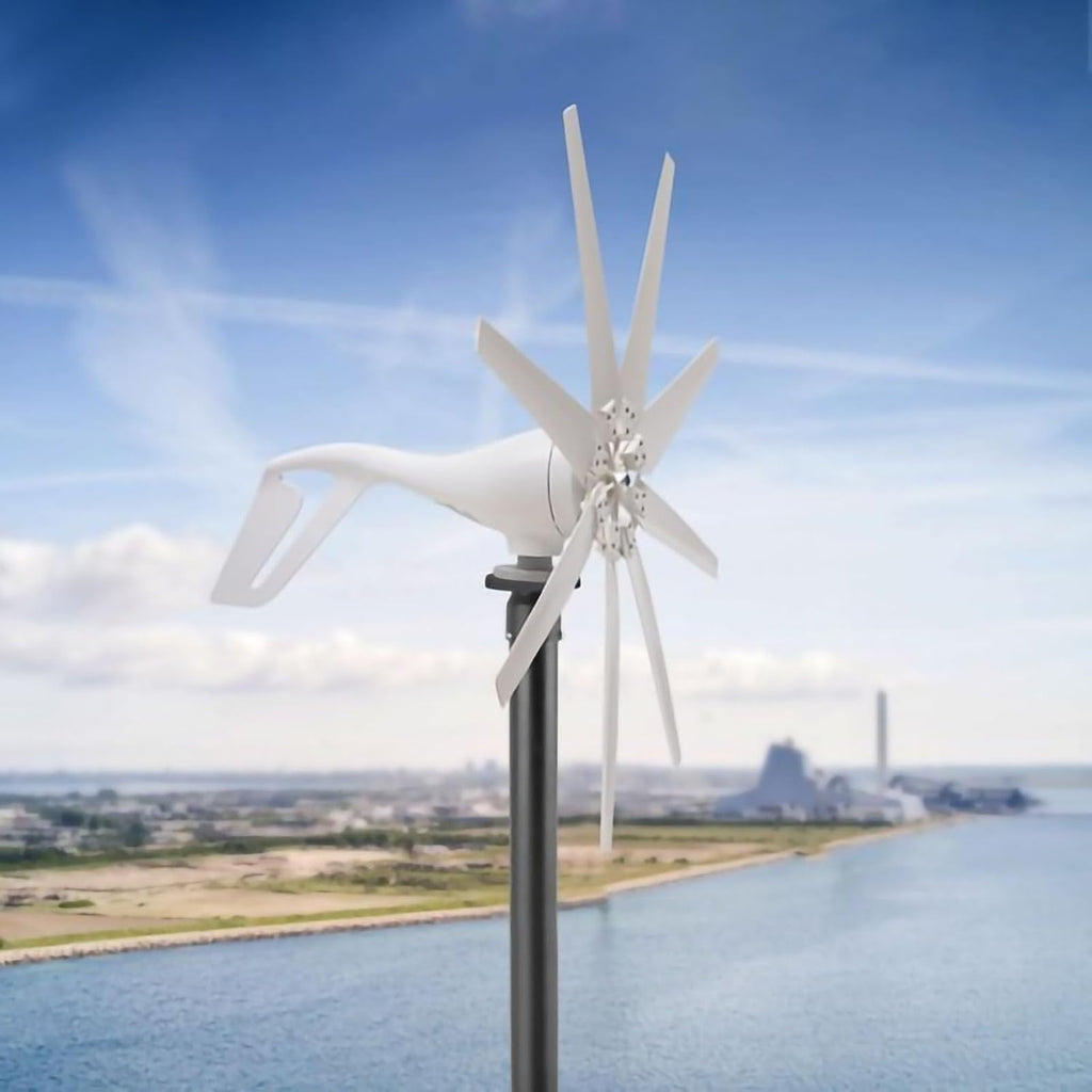 3000W 12V Wind Turbine Generator, 8-Blade Wind Turbine Kit With Controller, Windmill Generator Kit For Home, Farm, RVs, Boats(24v)