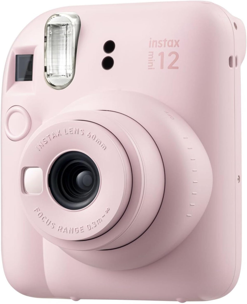Fujifilm Instax Mini 12 Instant Camera Blossom Pink Bundle with Fuji Instax Mini Film Value Pack (20 Sheets) + Photo Album + Microfiber Cleaning Cloth